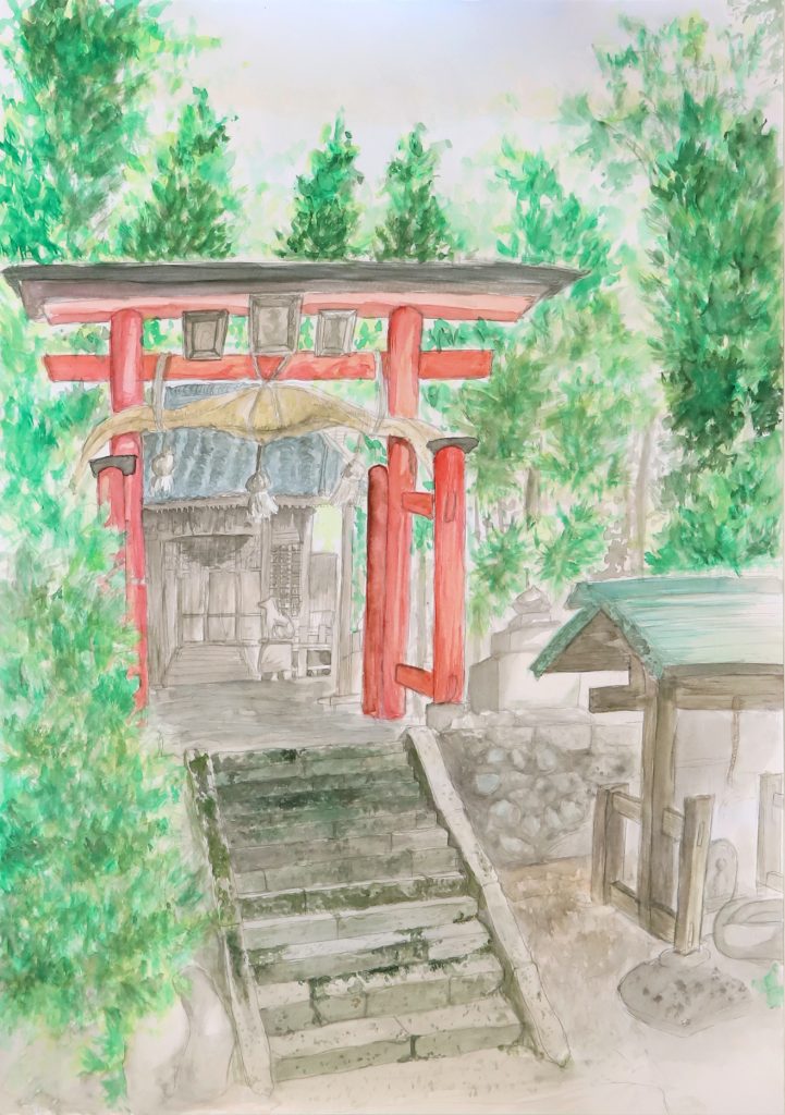 「石動神社」下田中学校　３年　小池　莉央